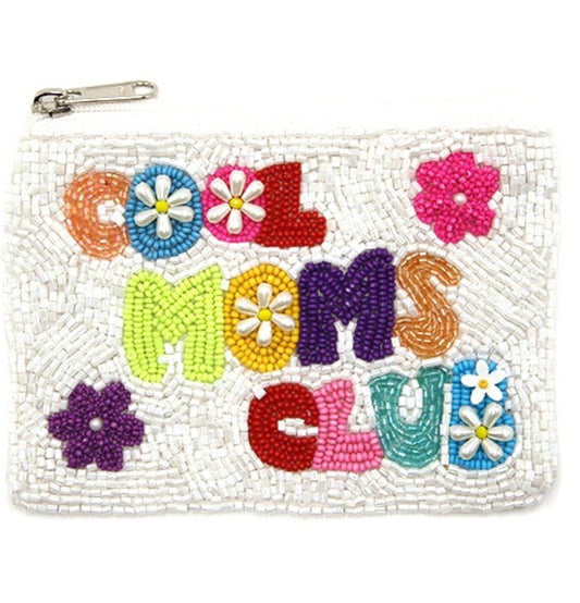 Cool Moms Club multi-colored seed bead